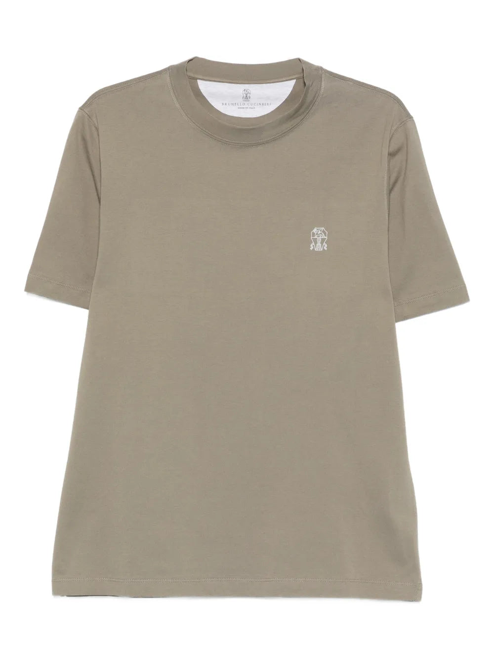 embroidered-logo T-shirt
