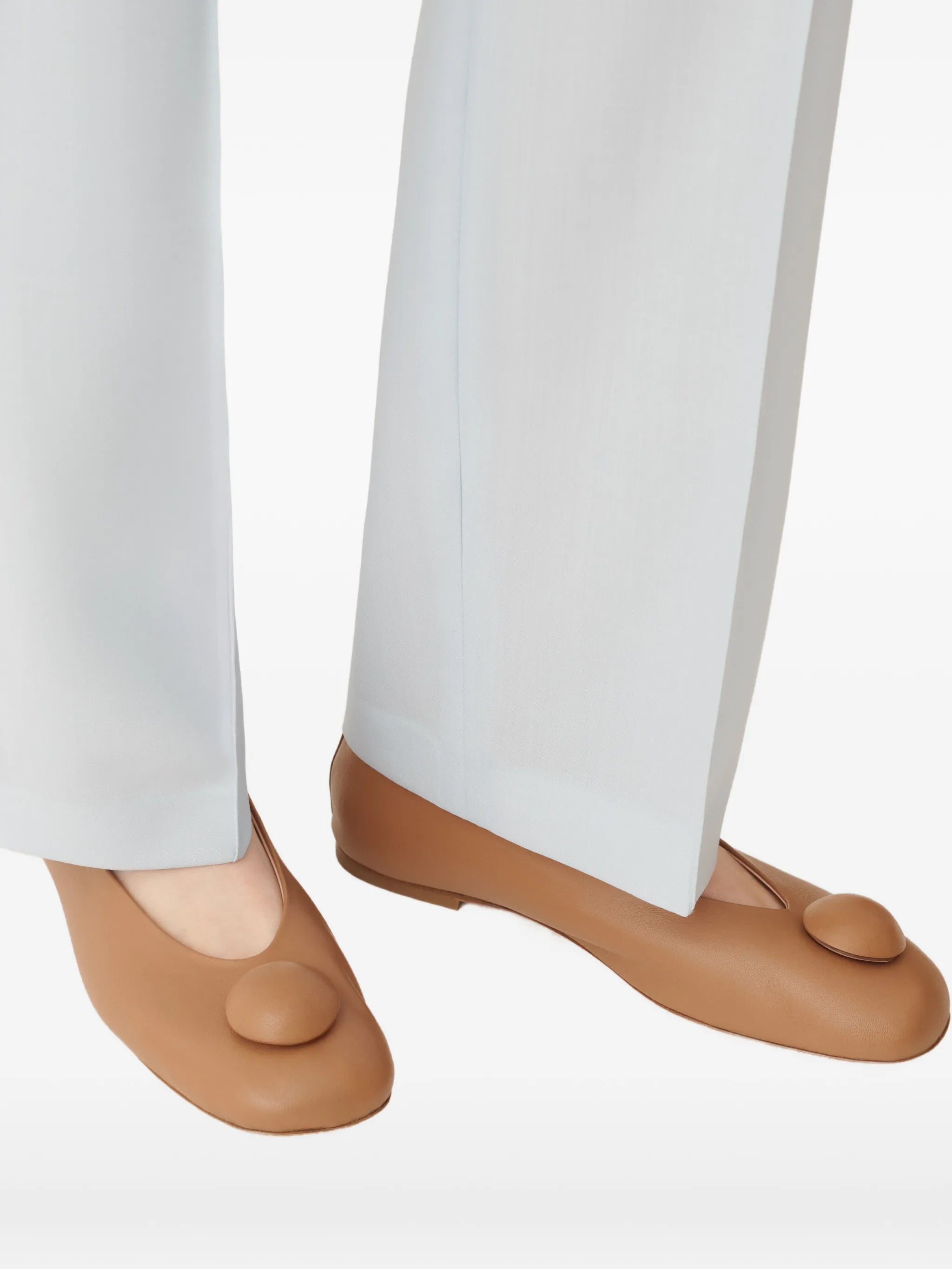 appliqué ballet flats