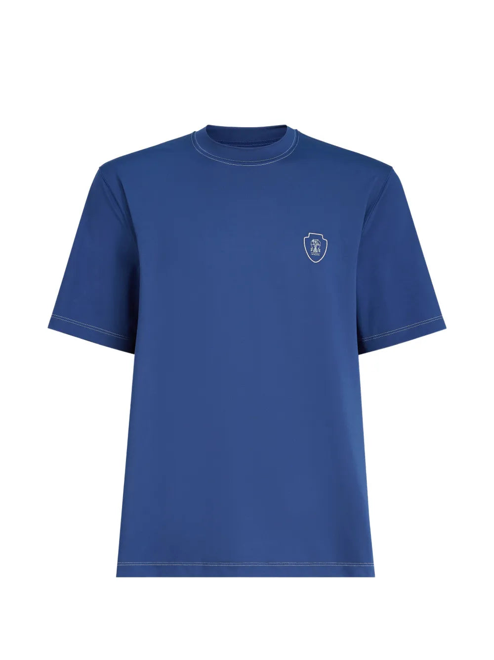 comfort nylon crew neck T-shirt with logo