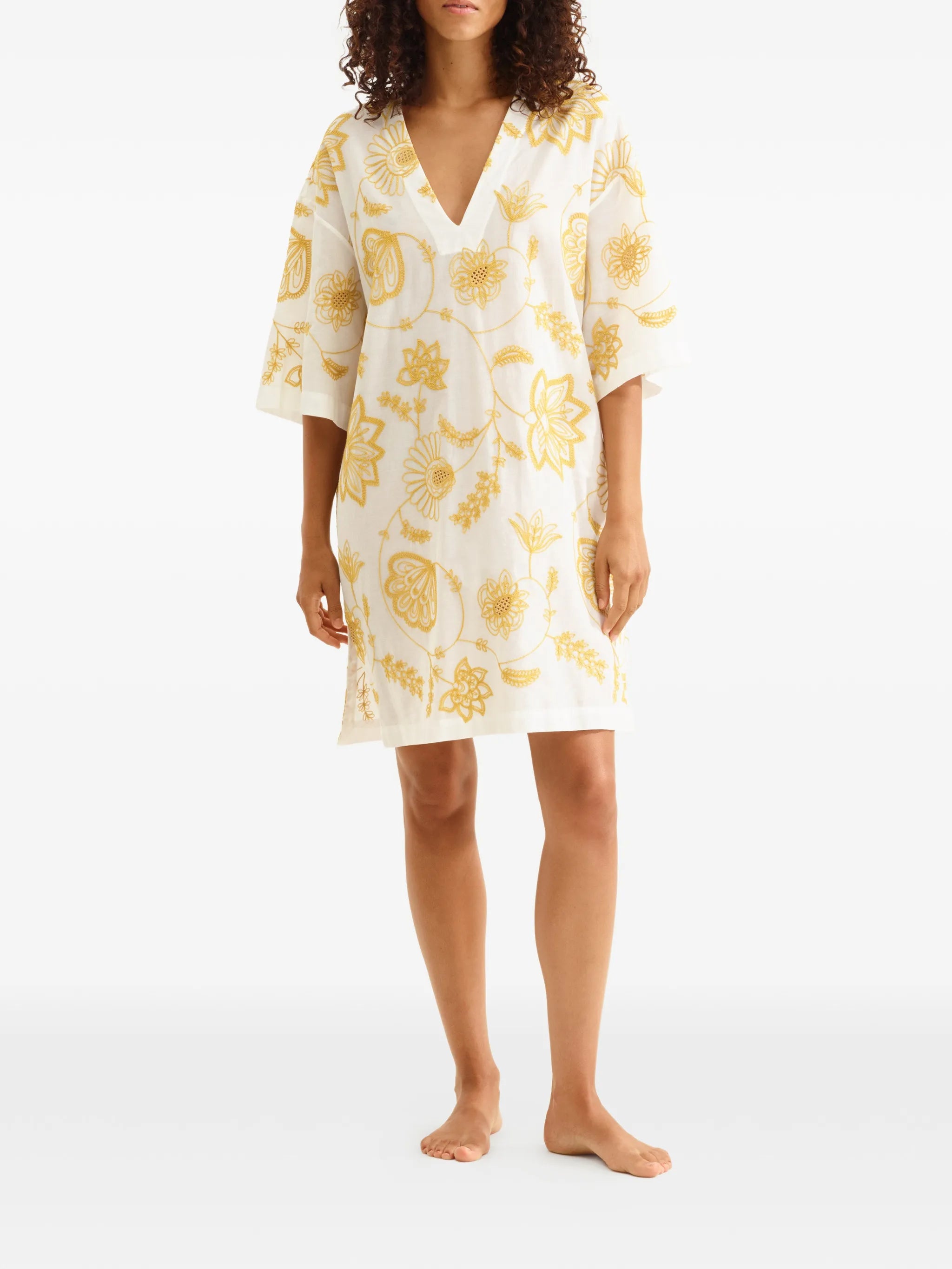 Levia V-neck mini dress