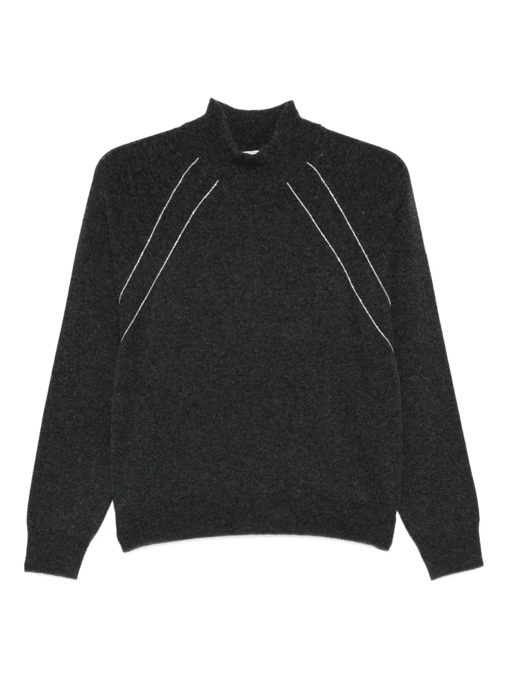 bead-detailed sweater