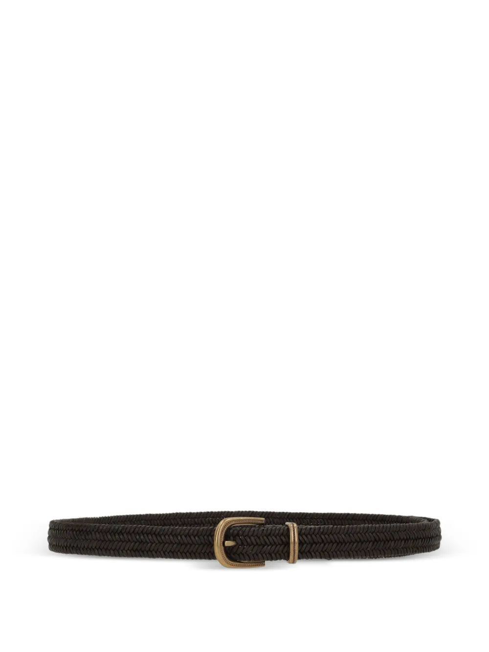 braided leather belt