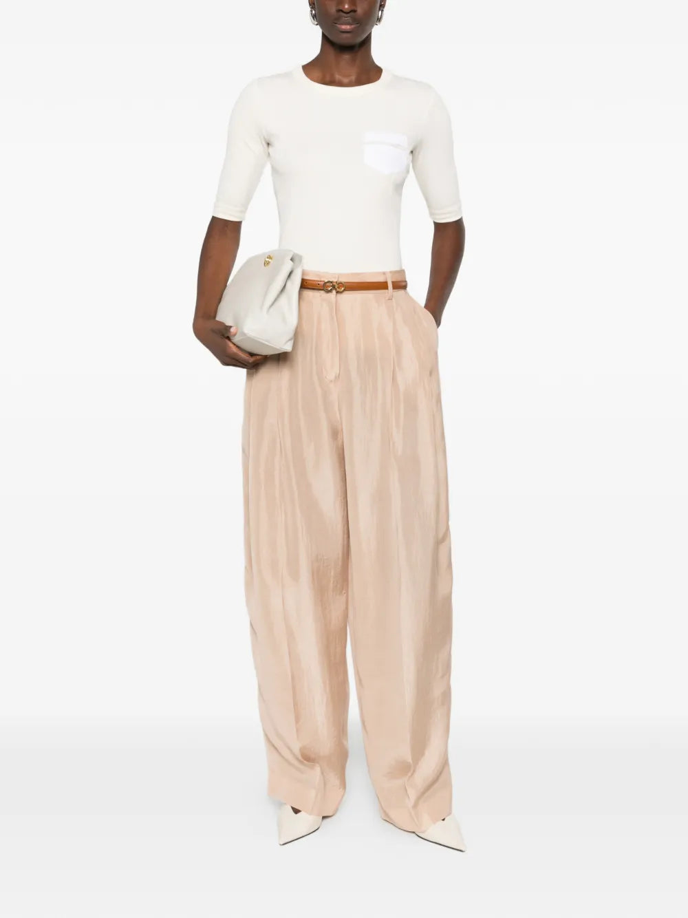 pleated trousers
