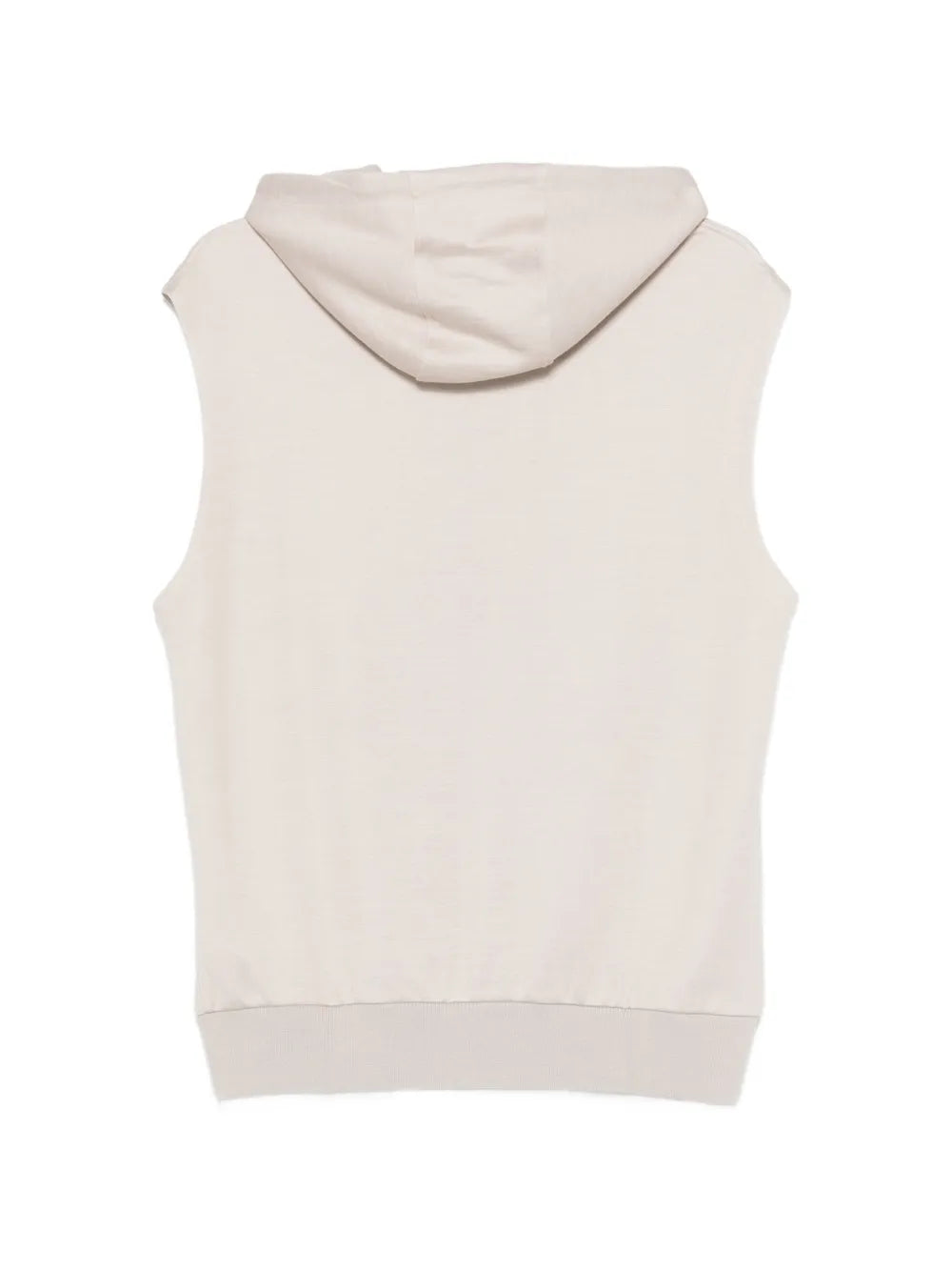 hooded zip-up vest