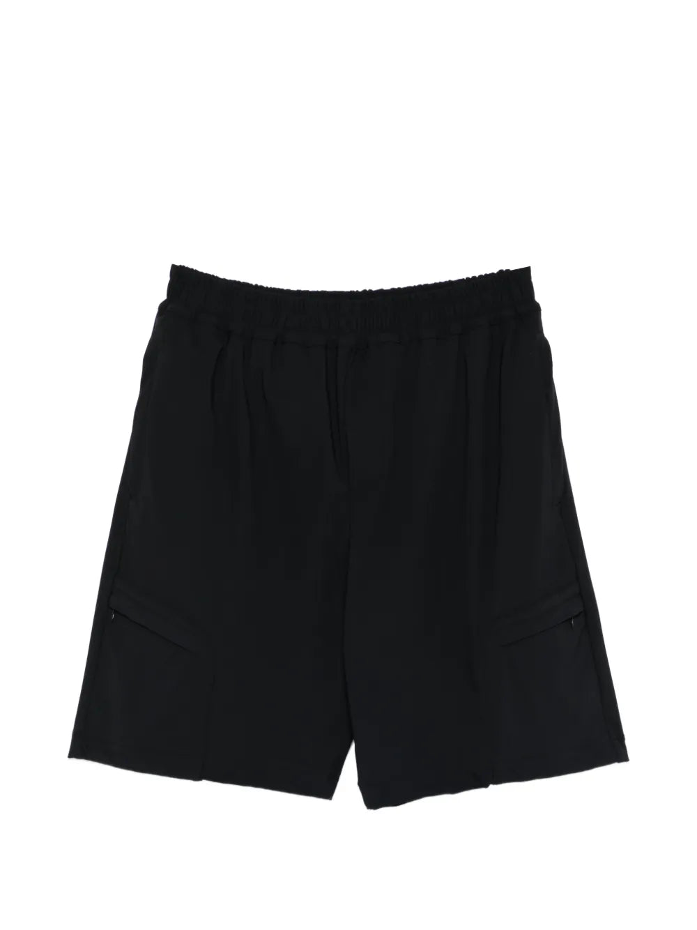 elastic-waistband shorts