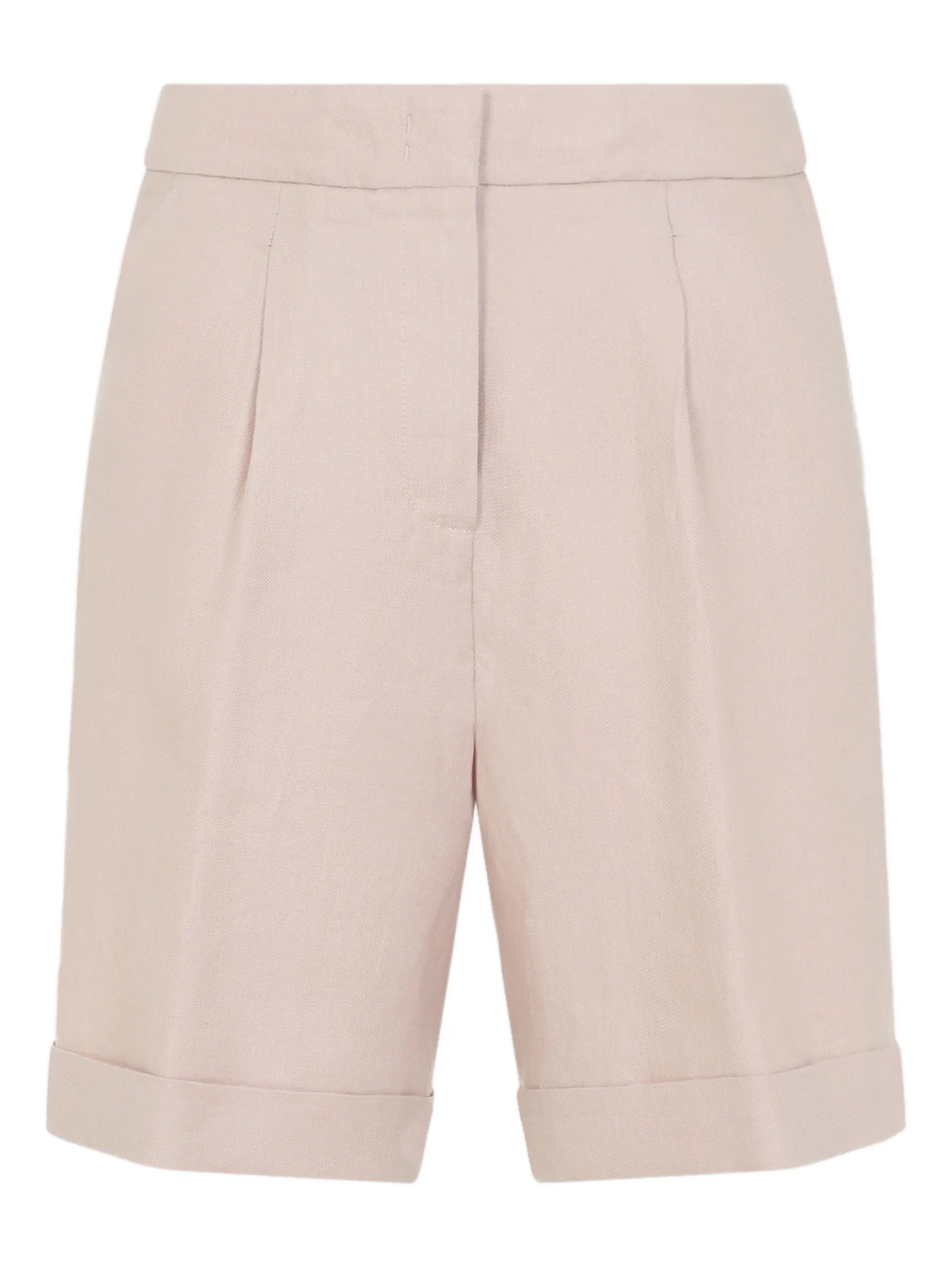 pleat-detail shorts