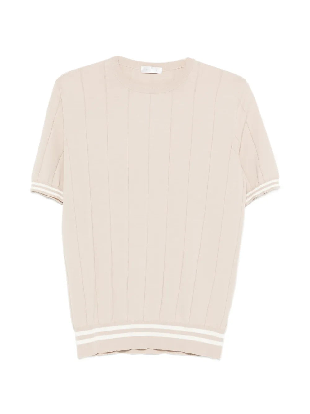 ribbed striped T-shirt