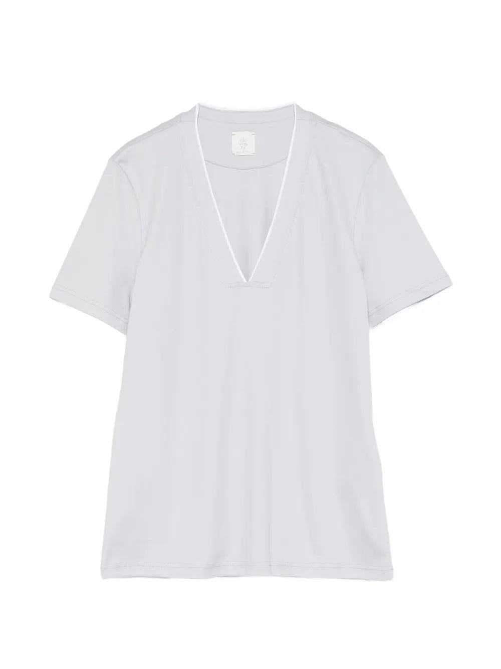Camiseta con cuello de pico