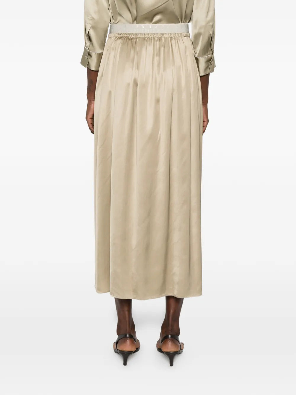 slit midi skirt
