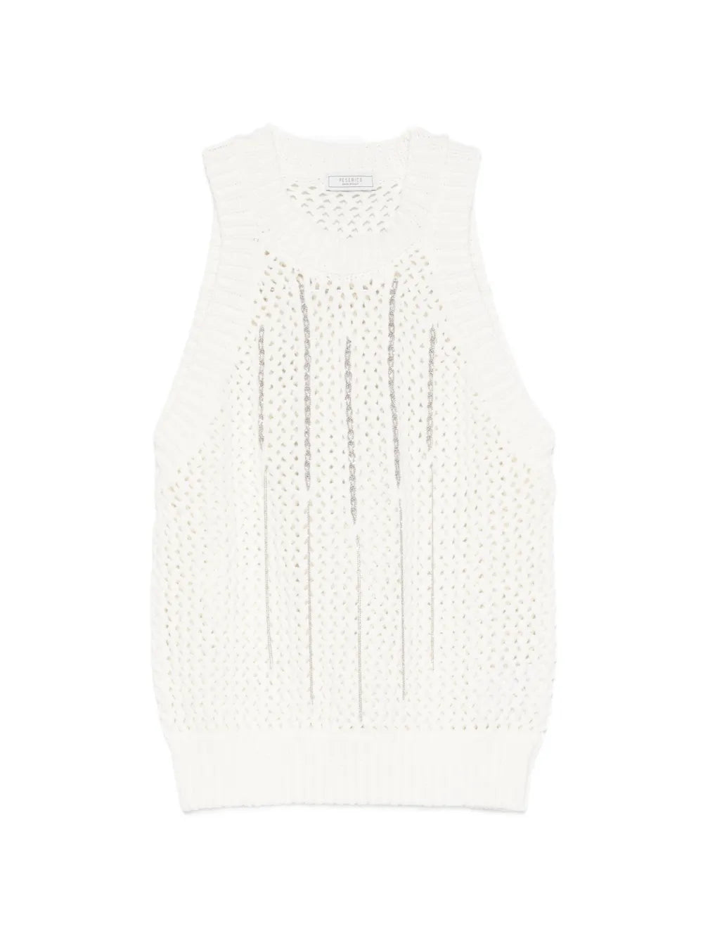 open-knit vest