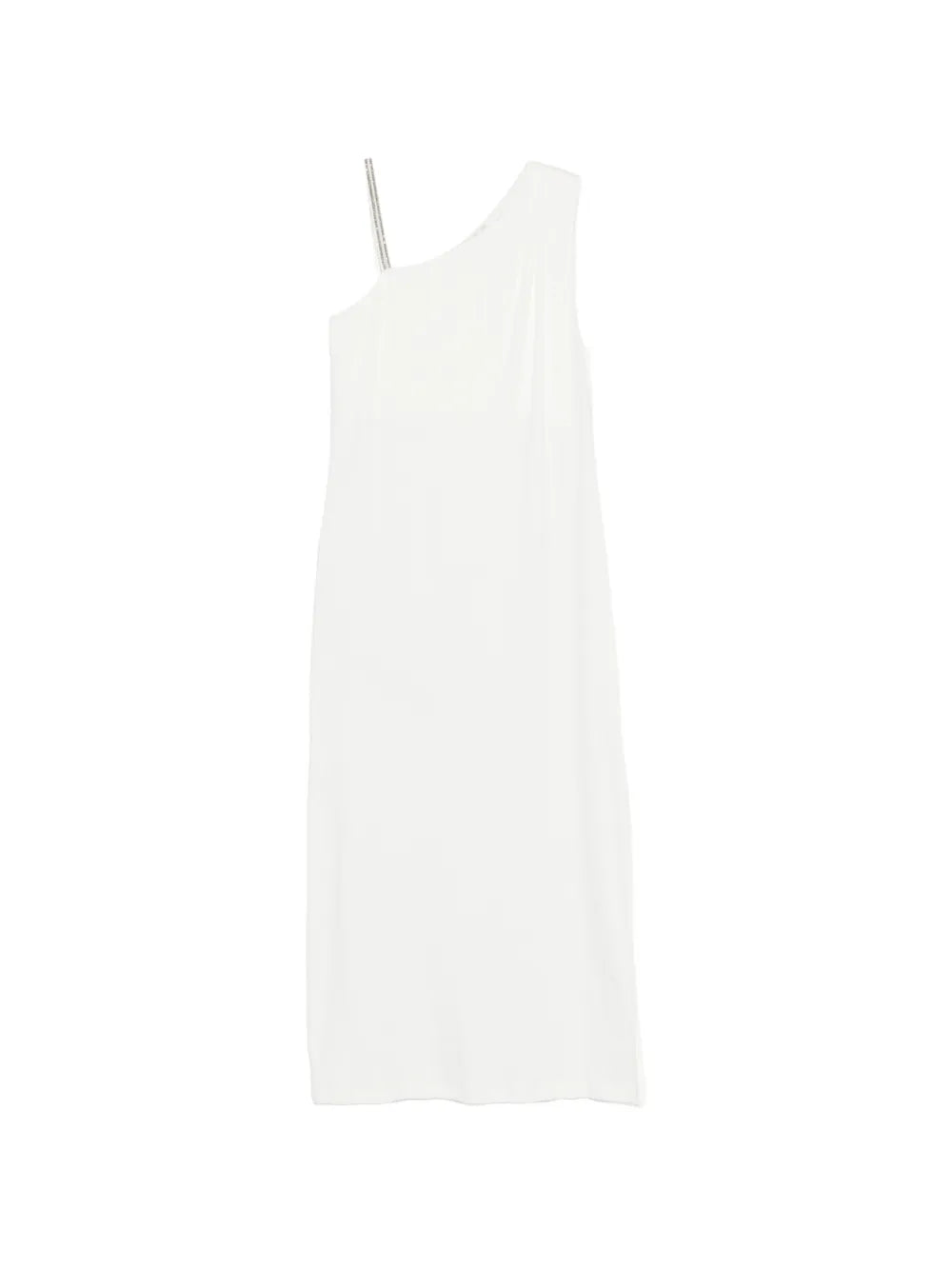 one-shoulder midi dress