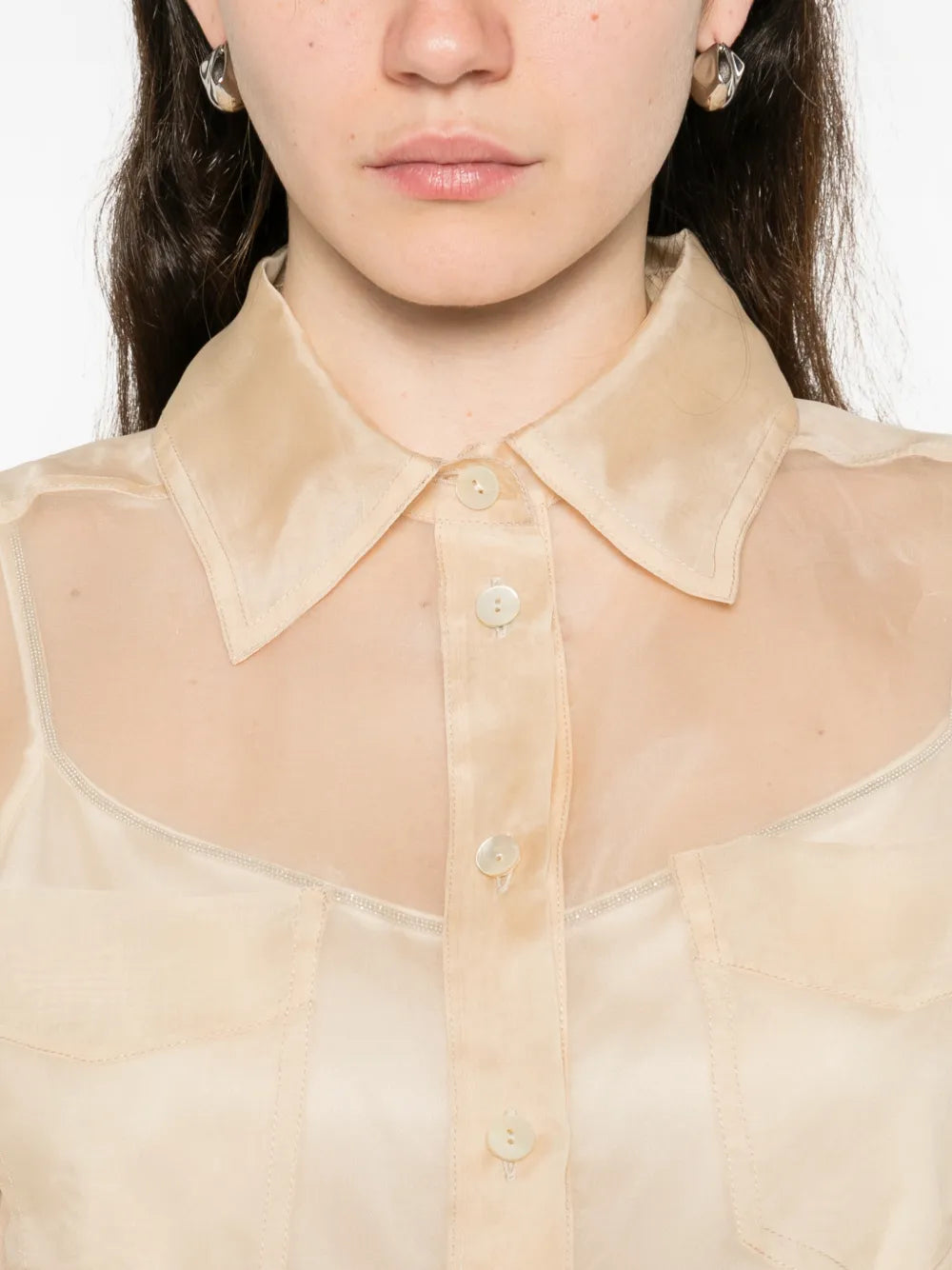 pocket tie shirt