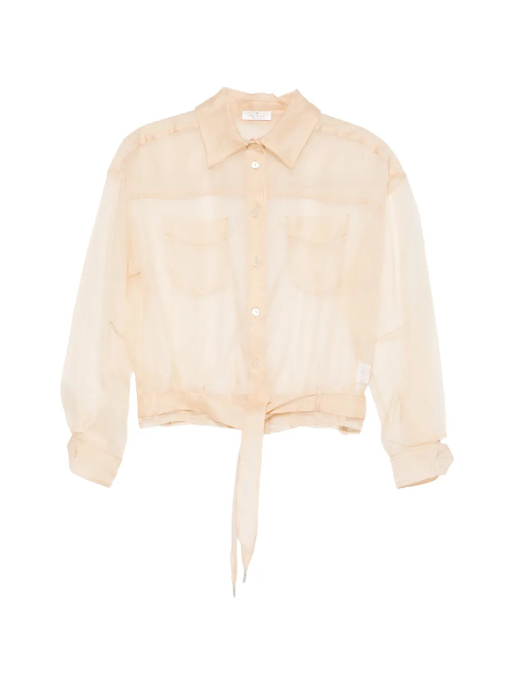 pocket tie shirt