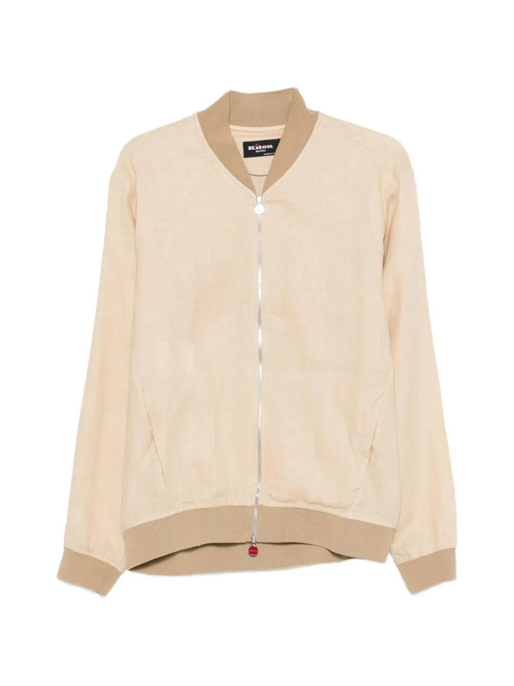 zipped bomber jacket