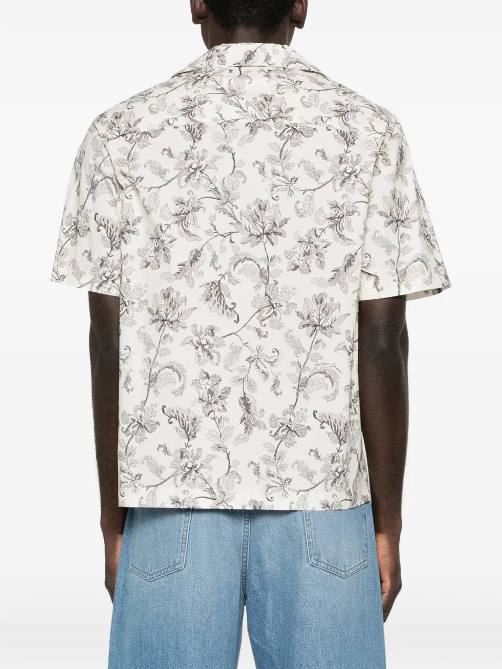 floral-print shirt