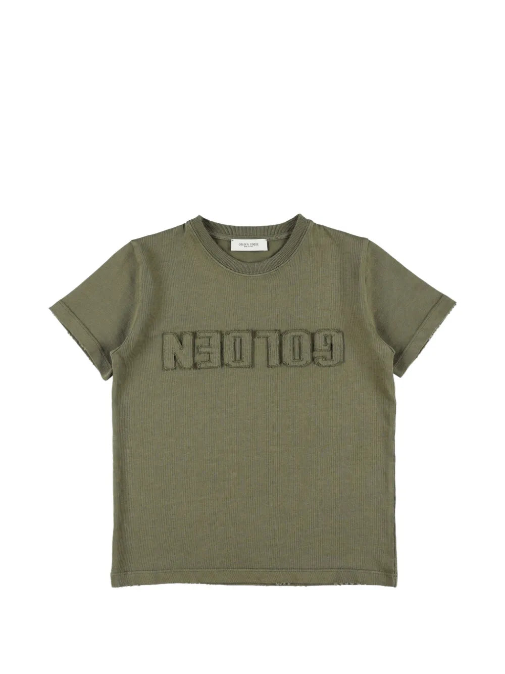 logo-embossed T-shirt