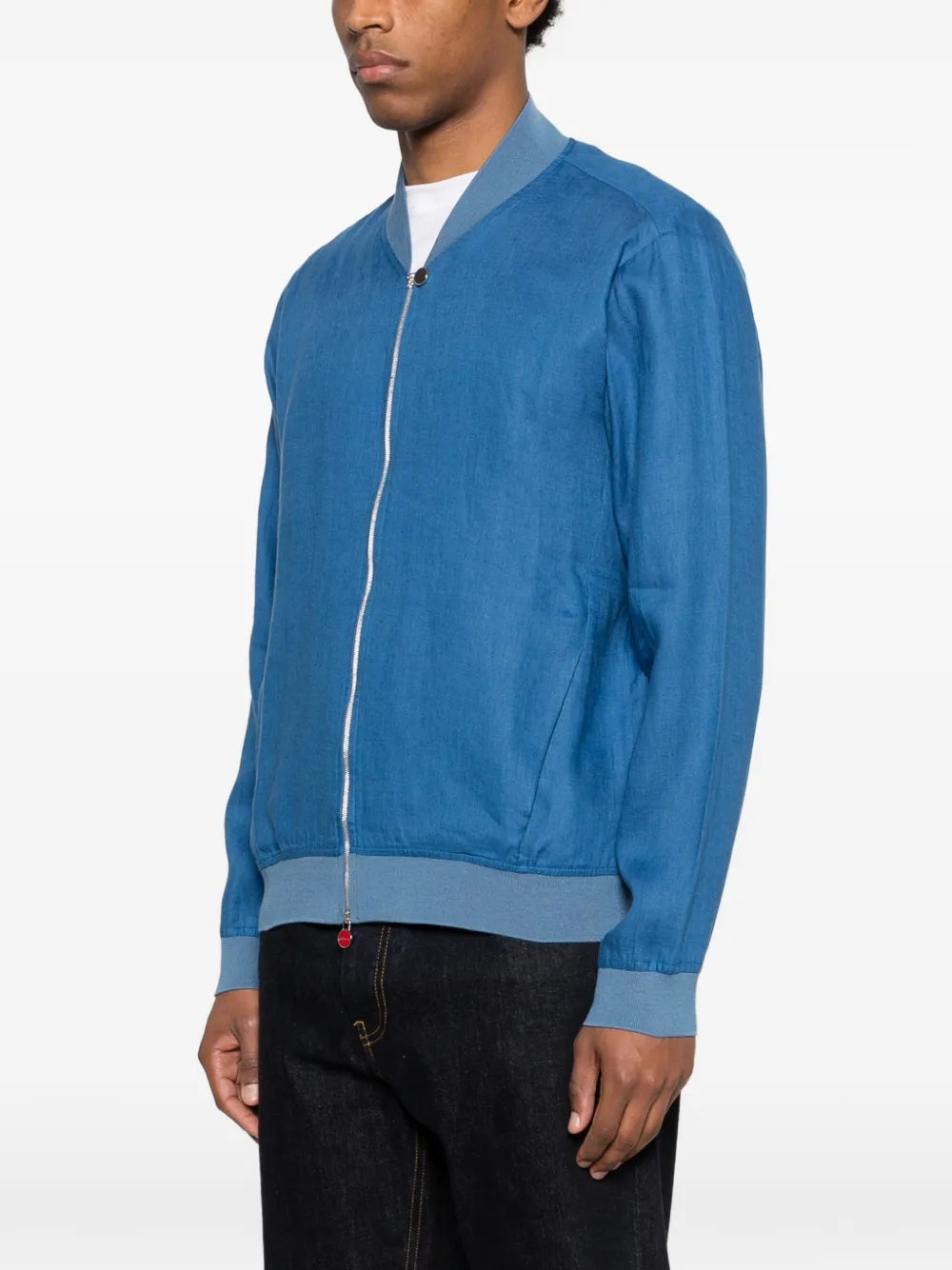 linen bomber jacket