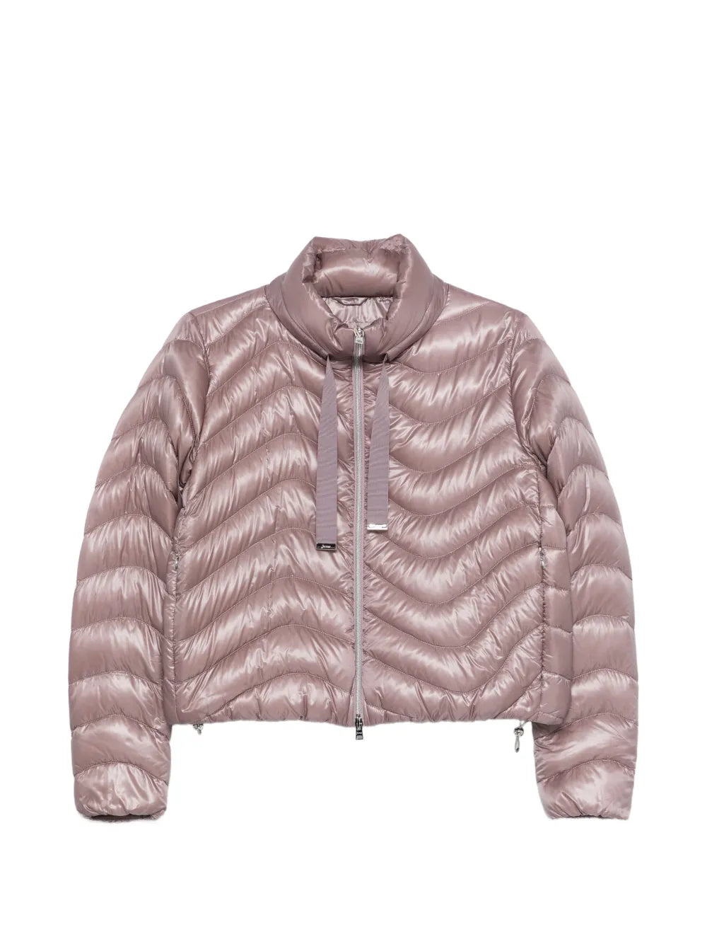 chaqueta guateada con cremallera