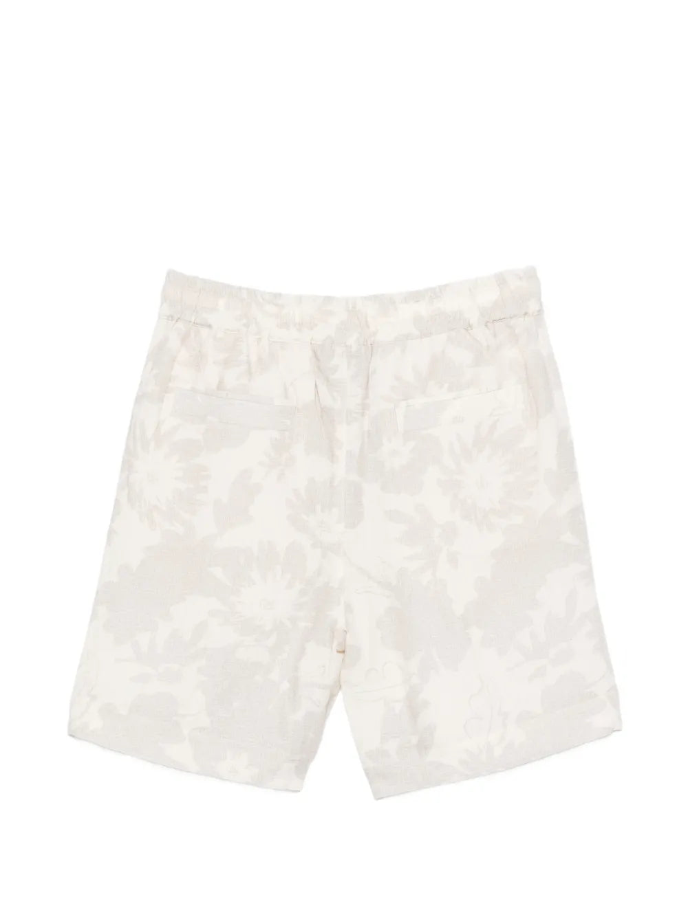 floral-print deck shorts