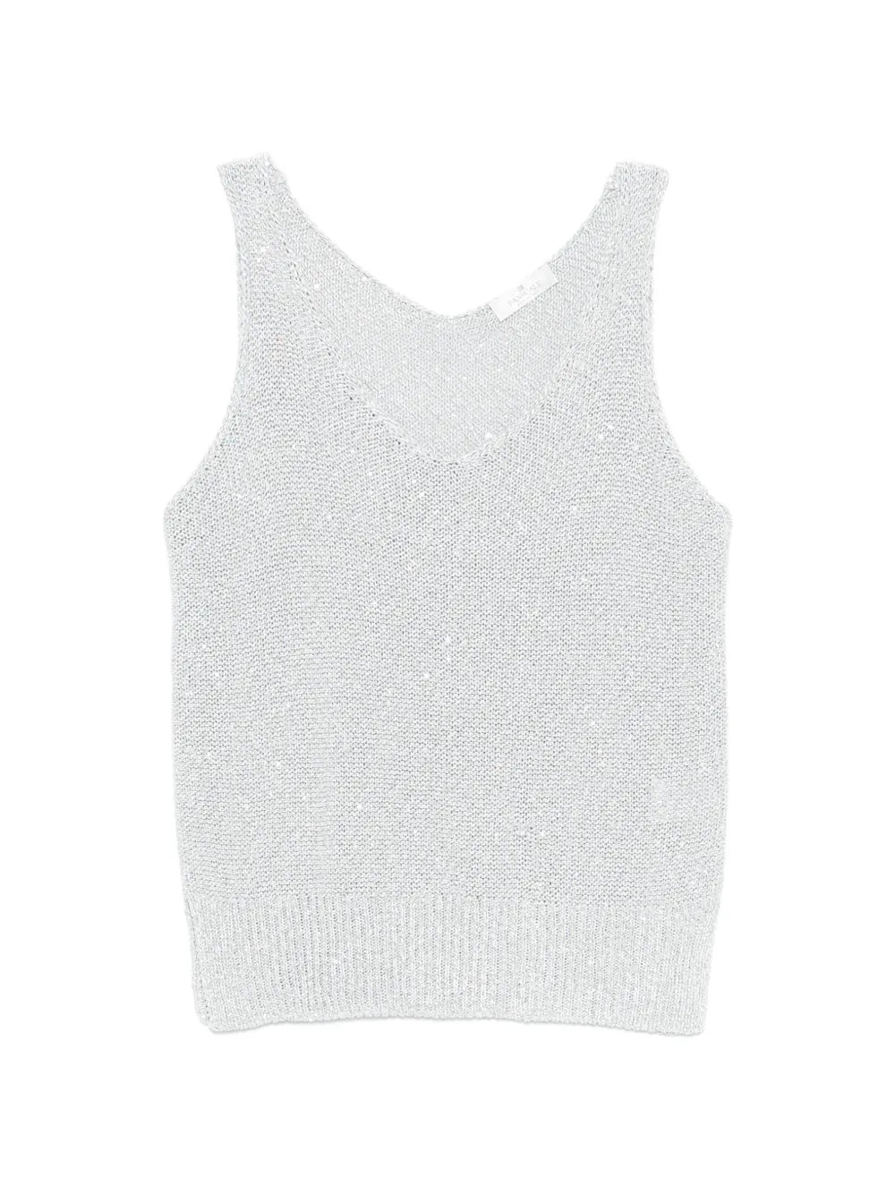 V-neck knitted vest