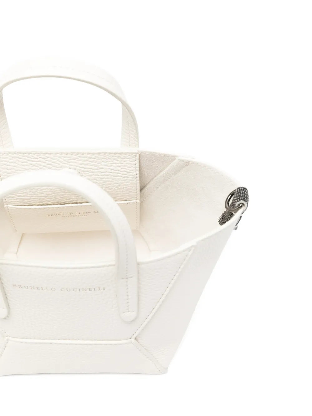 logo-print tote bag