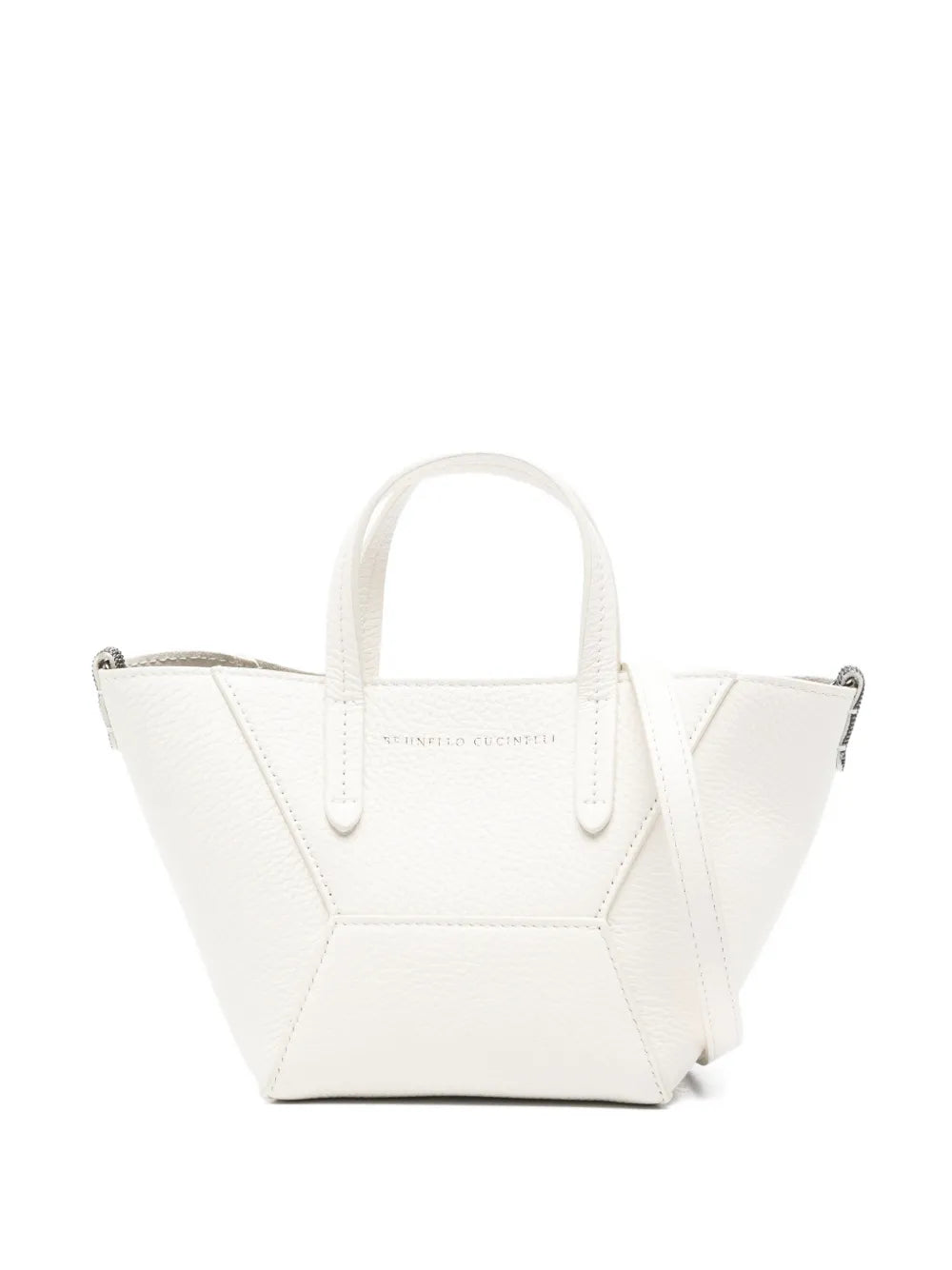 logo-print tote bag