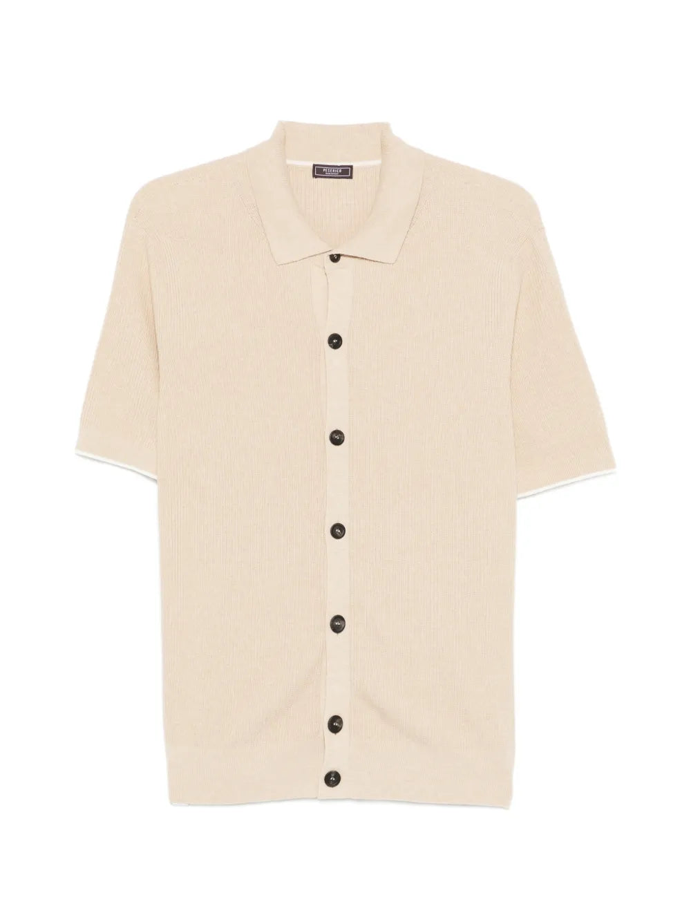 knitted polo shirt
