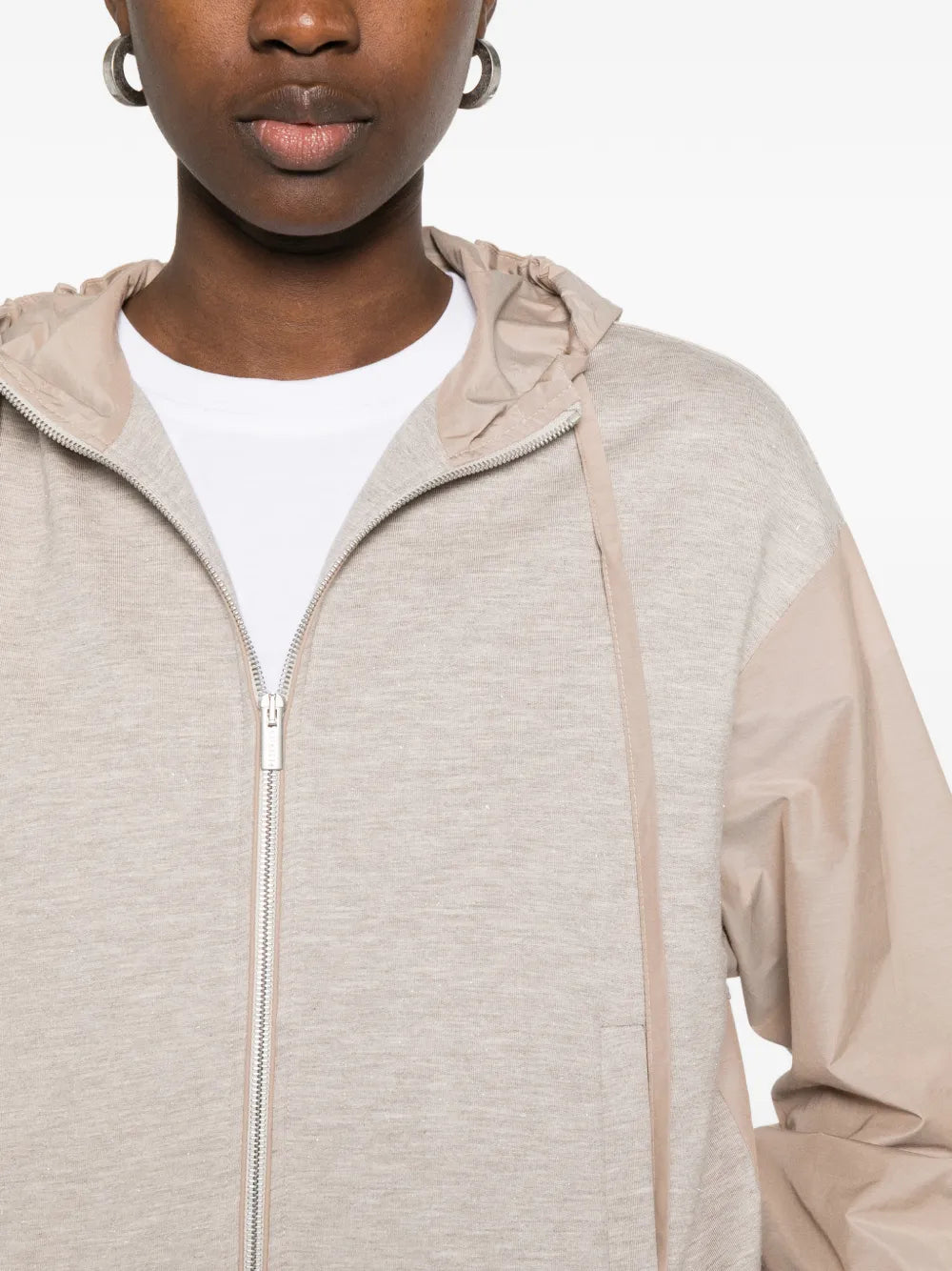 zip-up hoodie