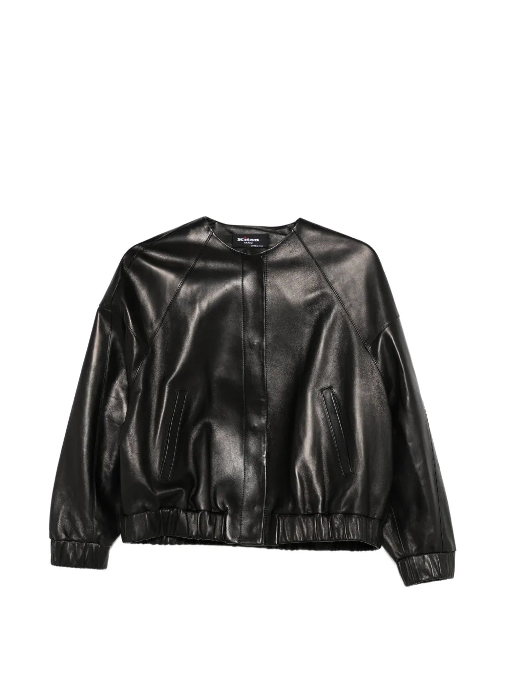 ribbed leatherjacket