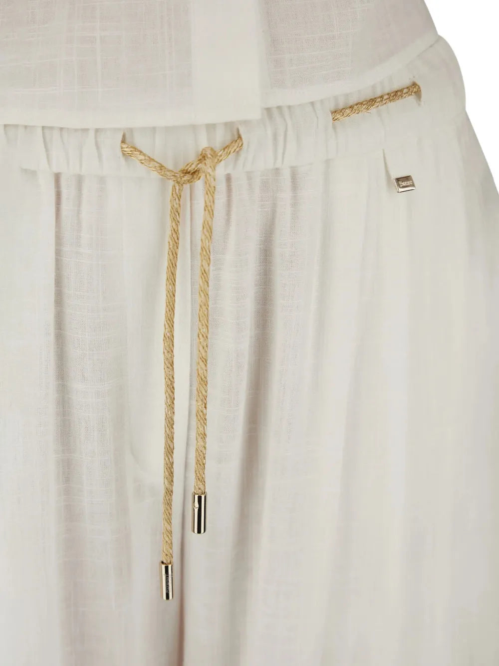 drawstring-detail trousers