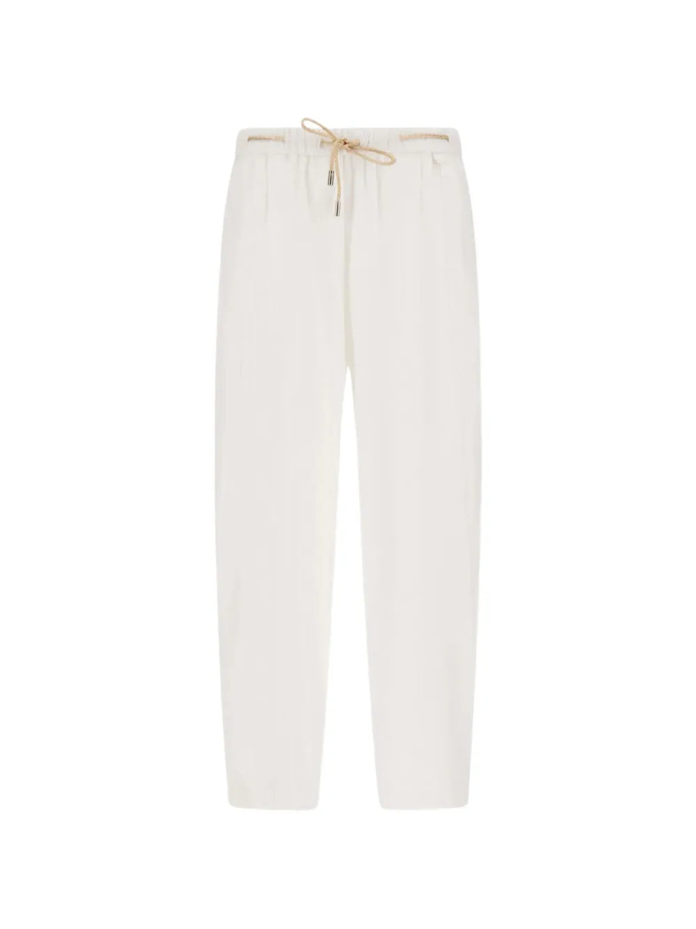drawstring-detail trousers
