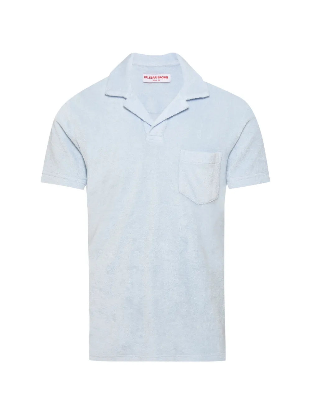 Terry pocket polo shirt