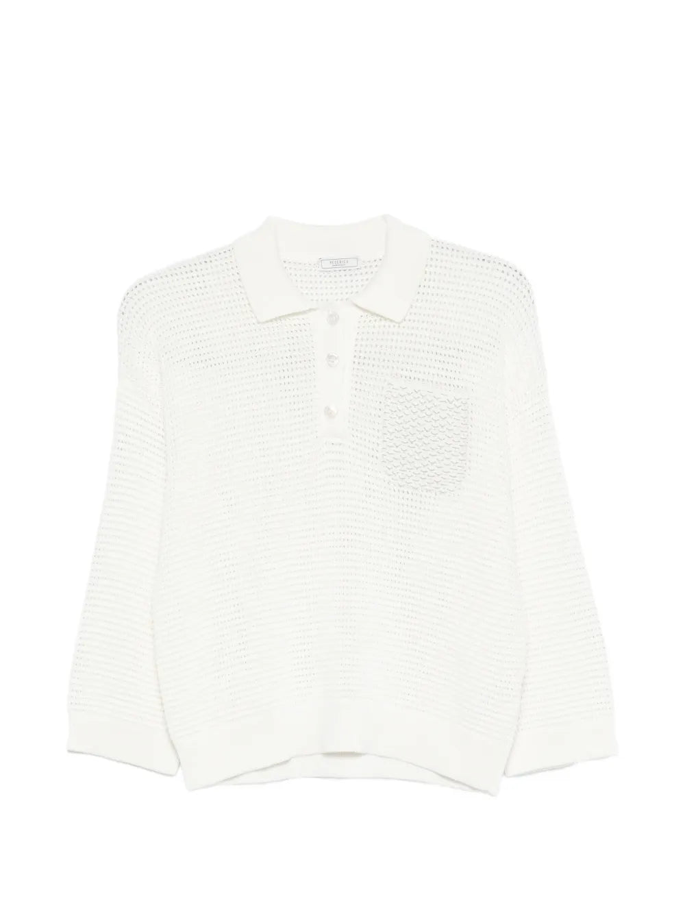 knitted polo shirt