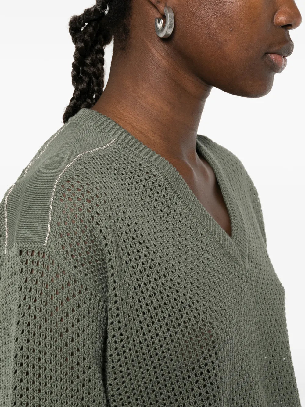 V-neck sweater