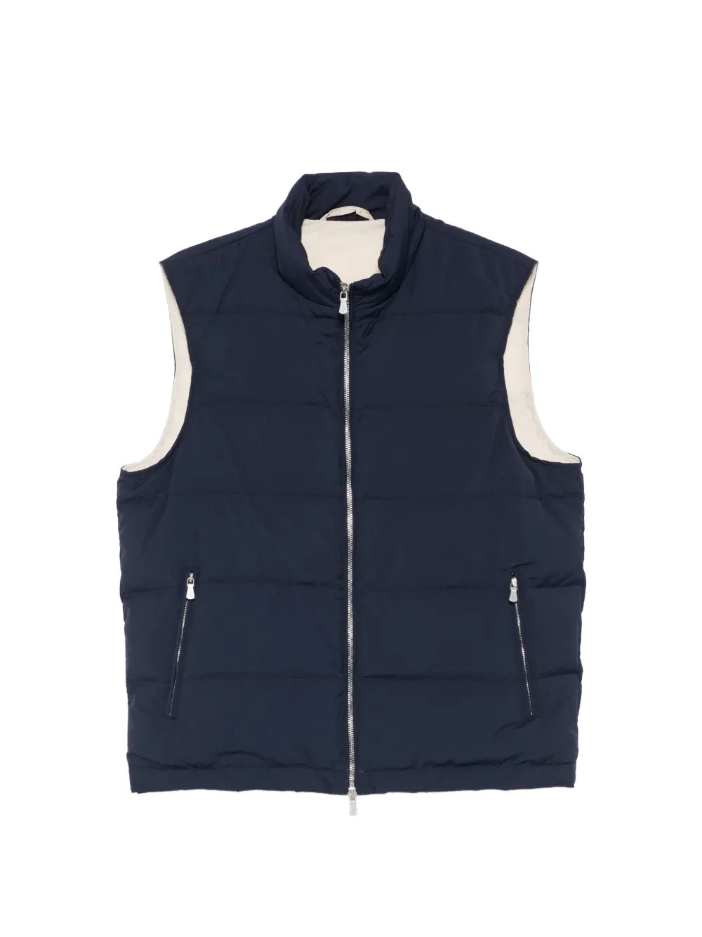 zip quilted gilet