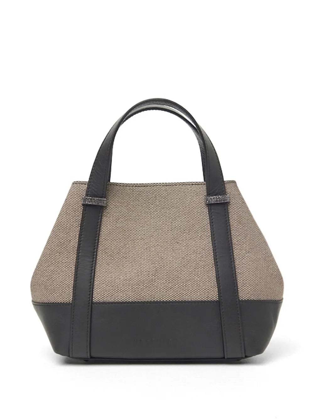 mini beige tote bag