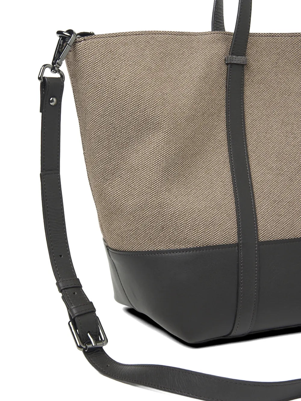 mini beige tote bag