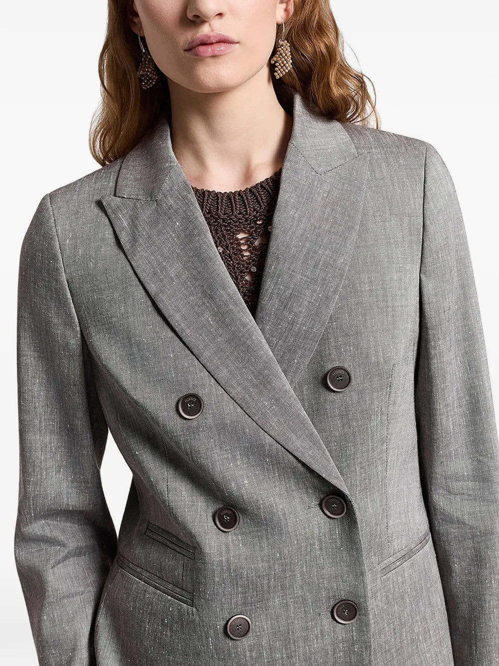 double-breasted blazer