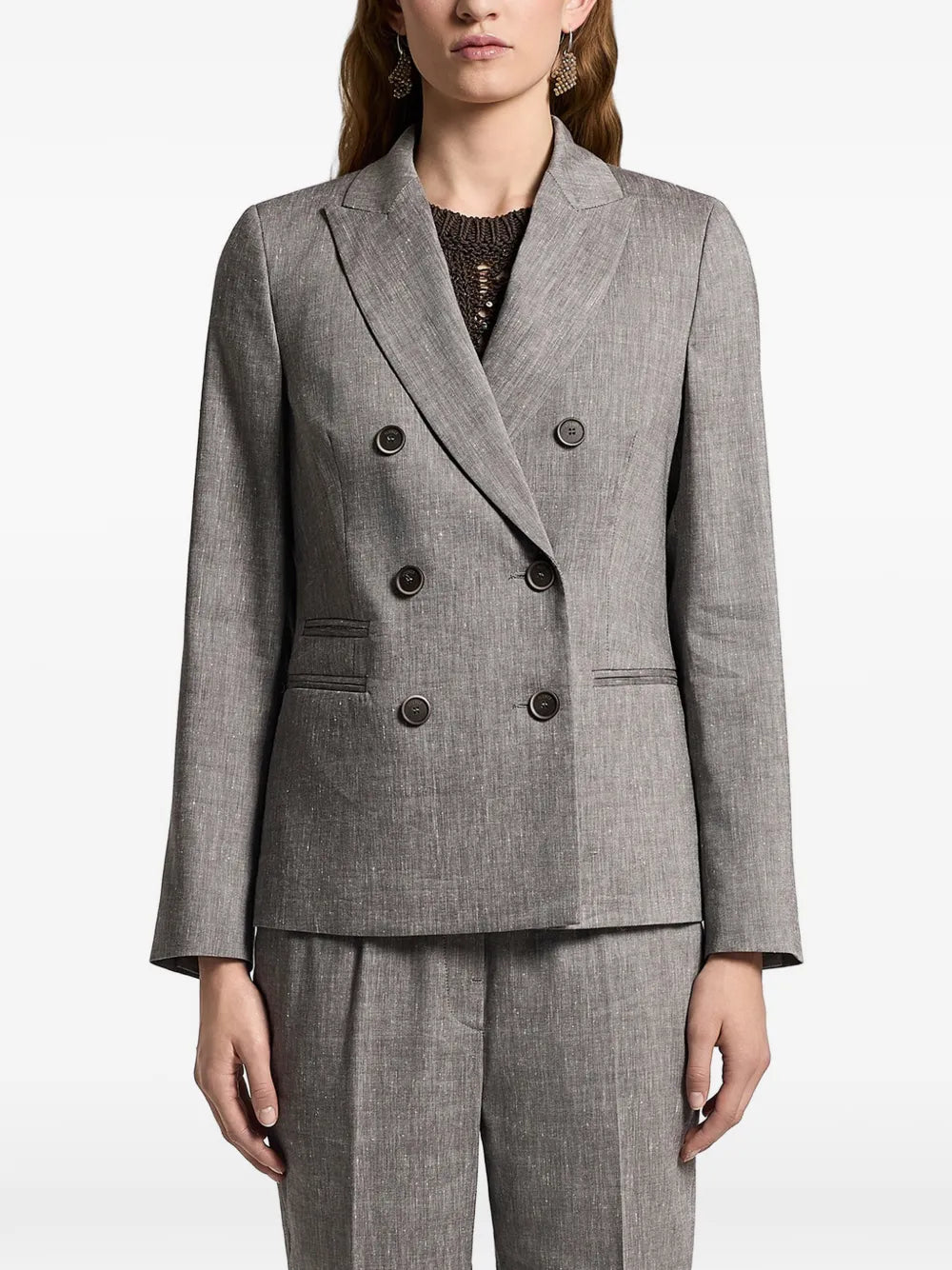 double-breasted blazer