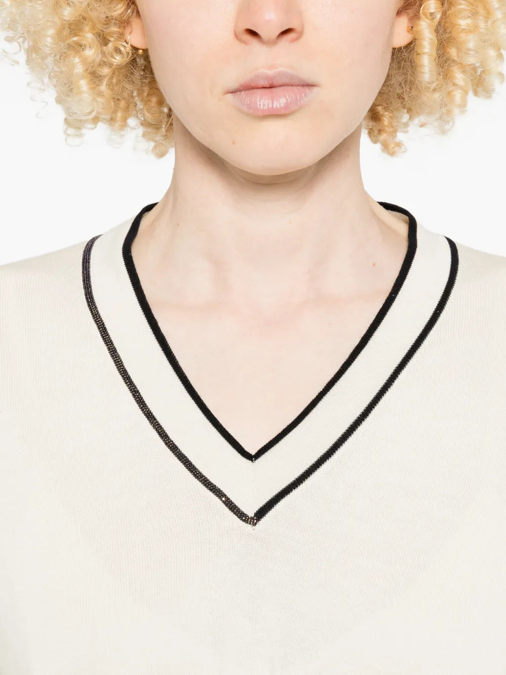 V-neck sweater