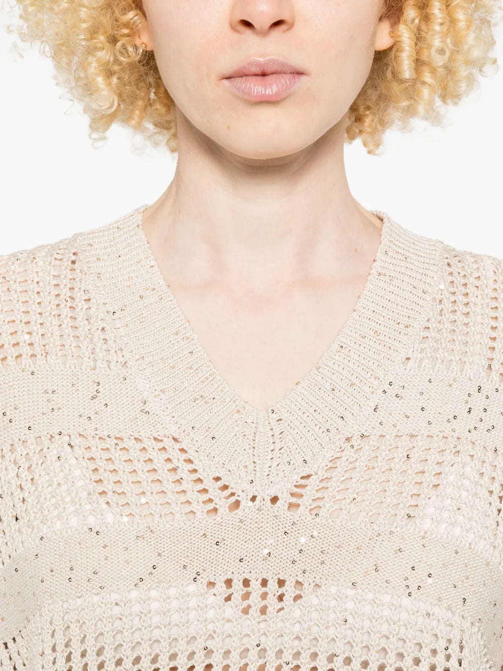 V-neck sweater
