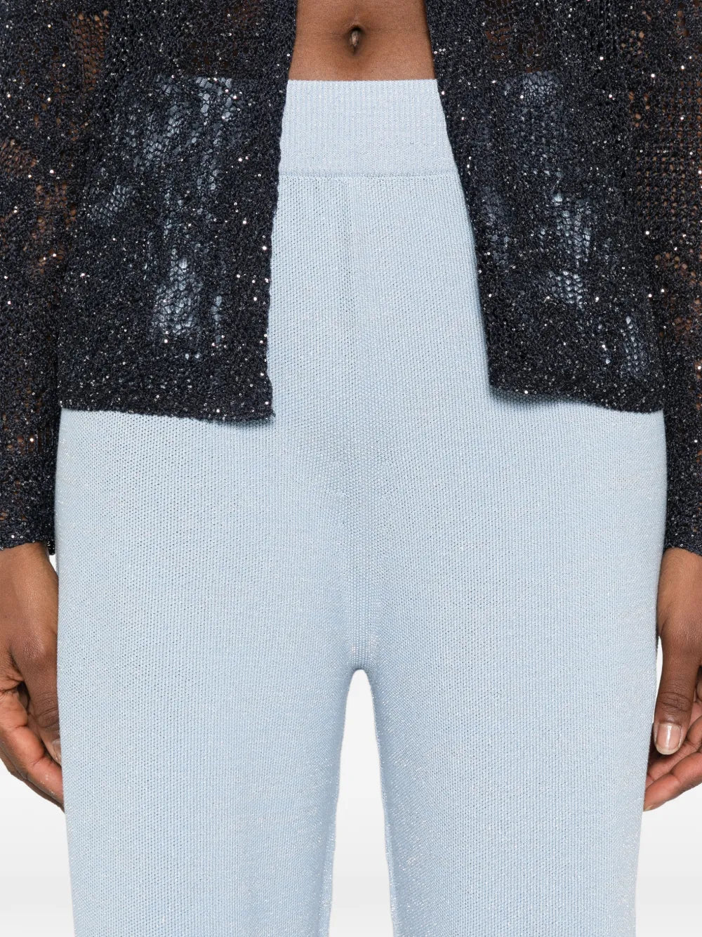 blue trousers