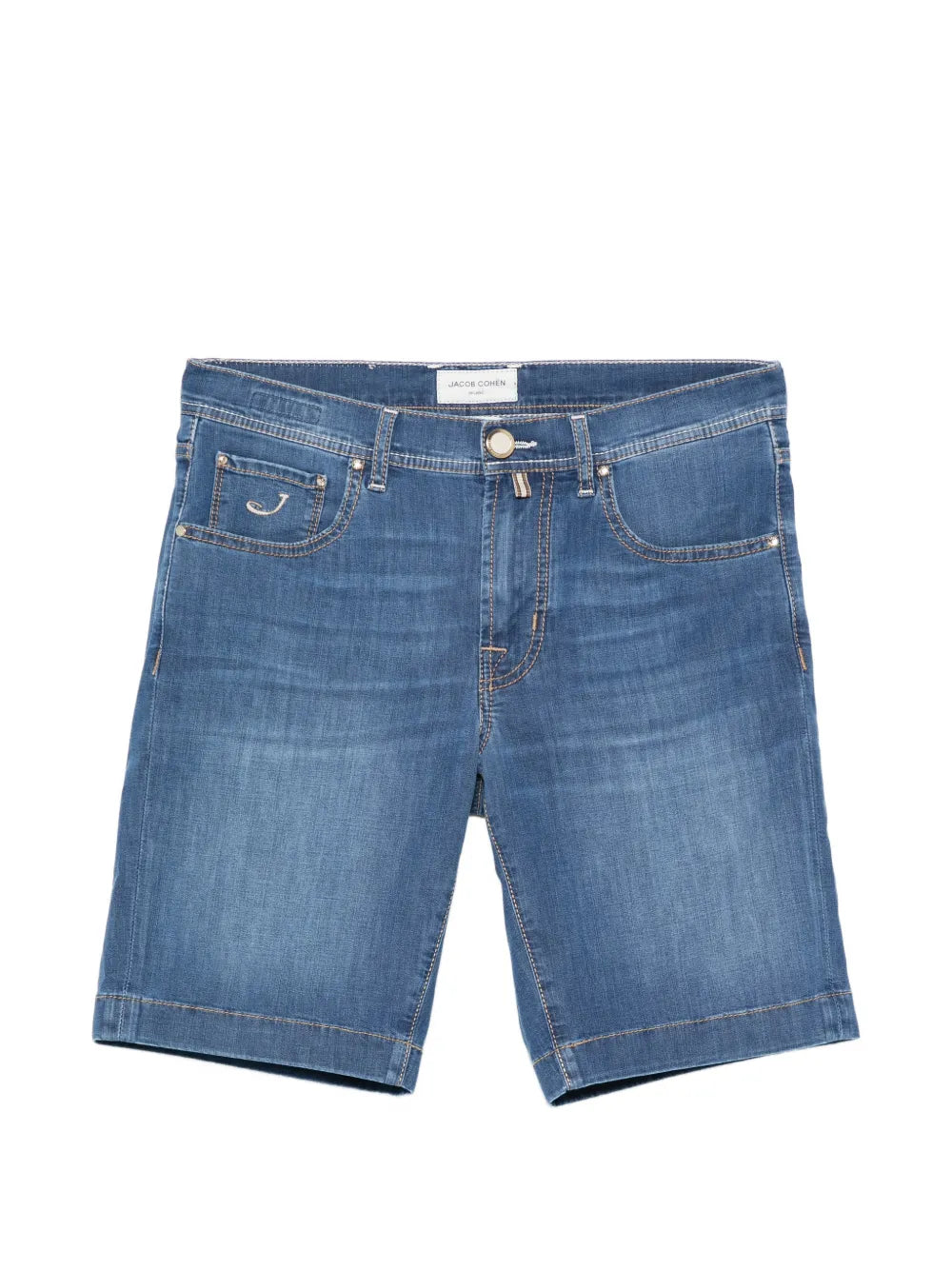 logo-patch shorts