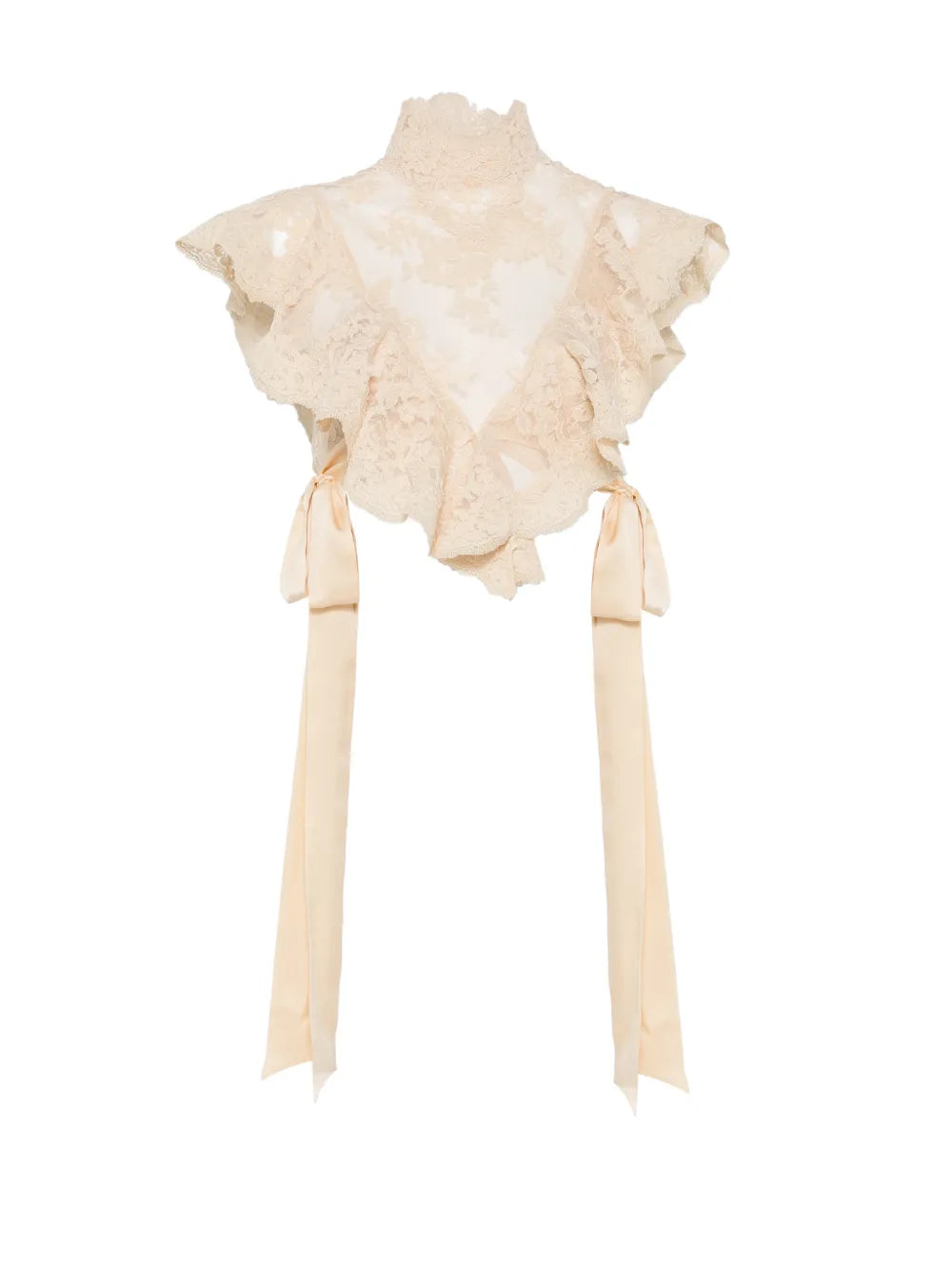 Luna lace ruffled top