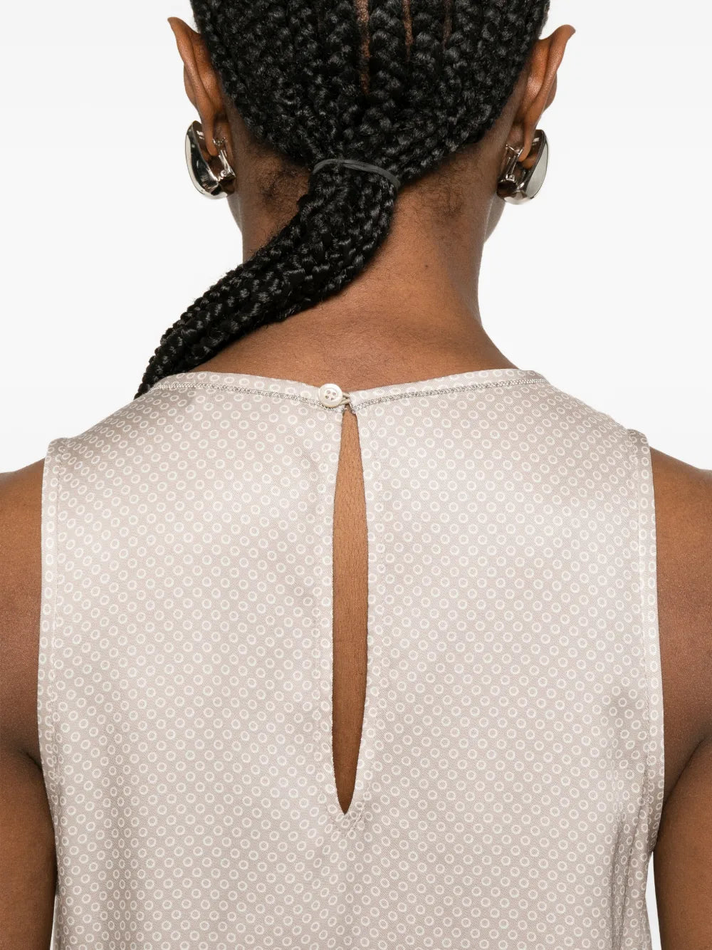 blusa con estampado geométrico
