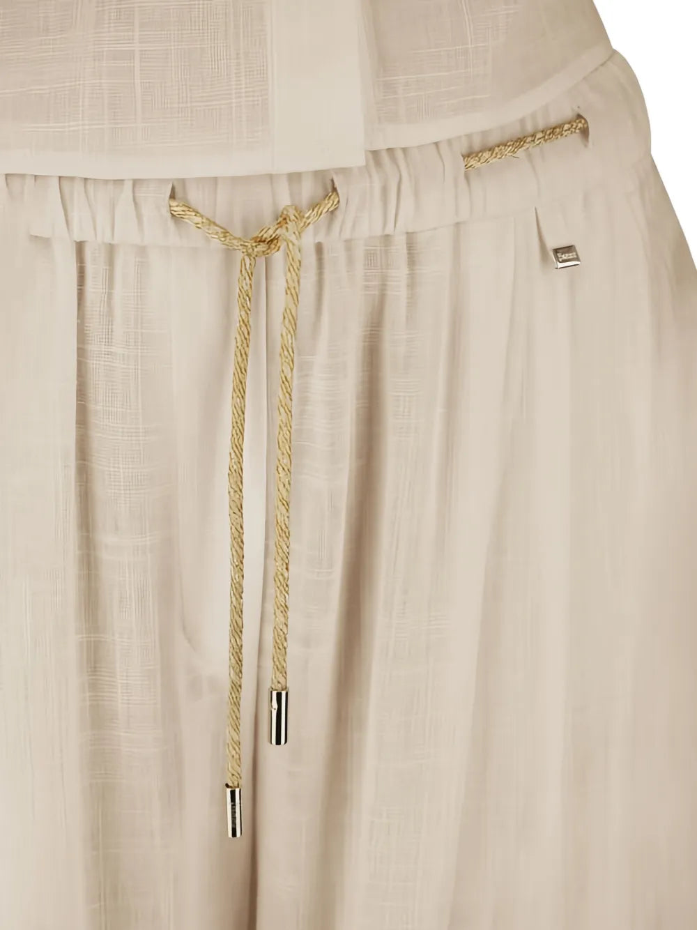 drawstring-waist trousers