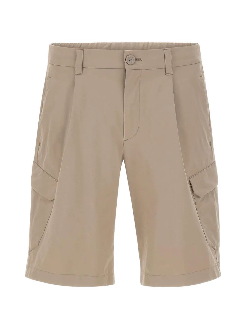 pleated cargo shorts