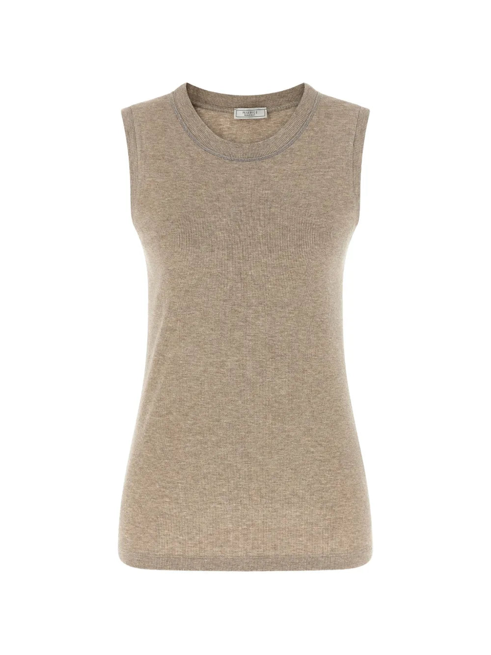Punto Luce ribbed crew neck top
