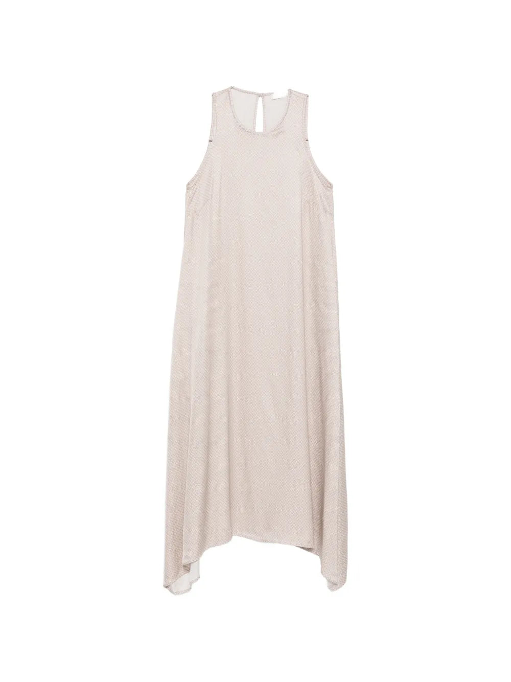 geometric-print asymmetric dress