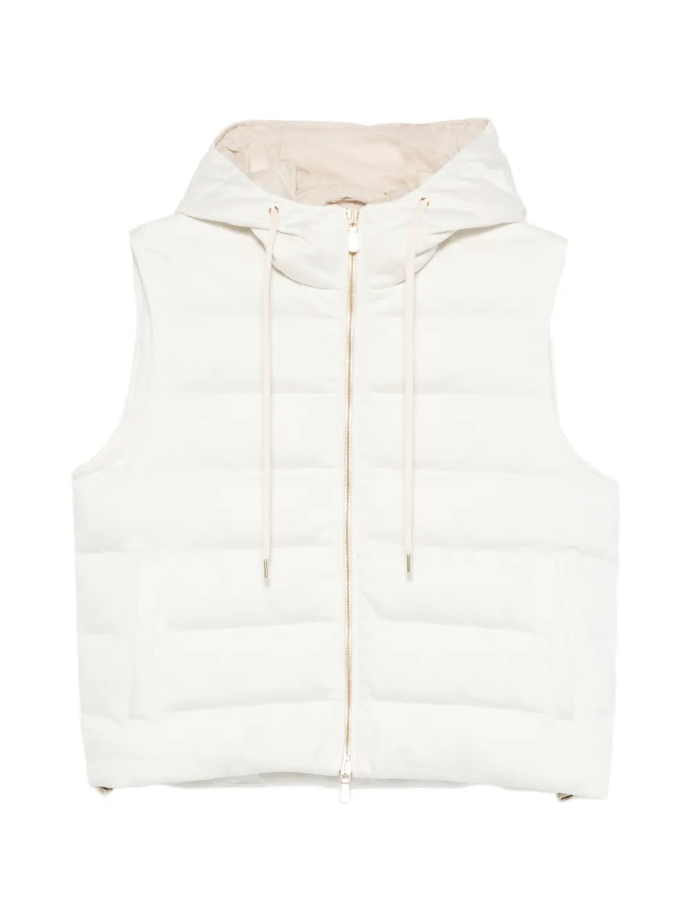 quilted-pattern gilet